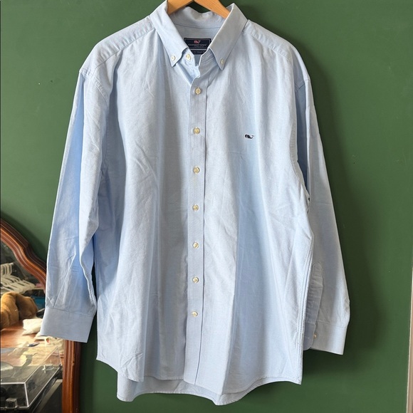 Vineyard Vines Other - Vineyard Vines Mens XXL Classic Fit Whale 100% Cotton Shirt Blue Preppy Business